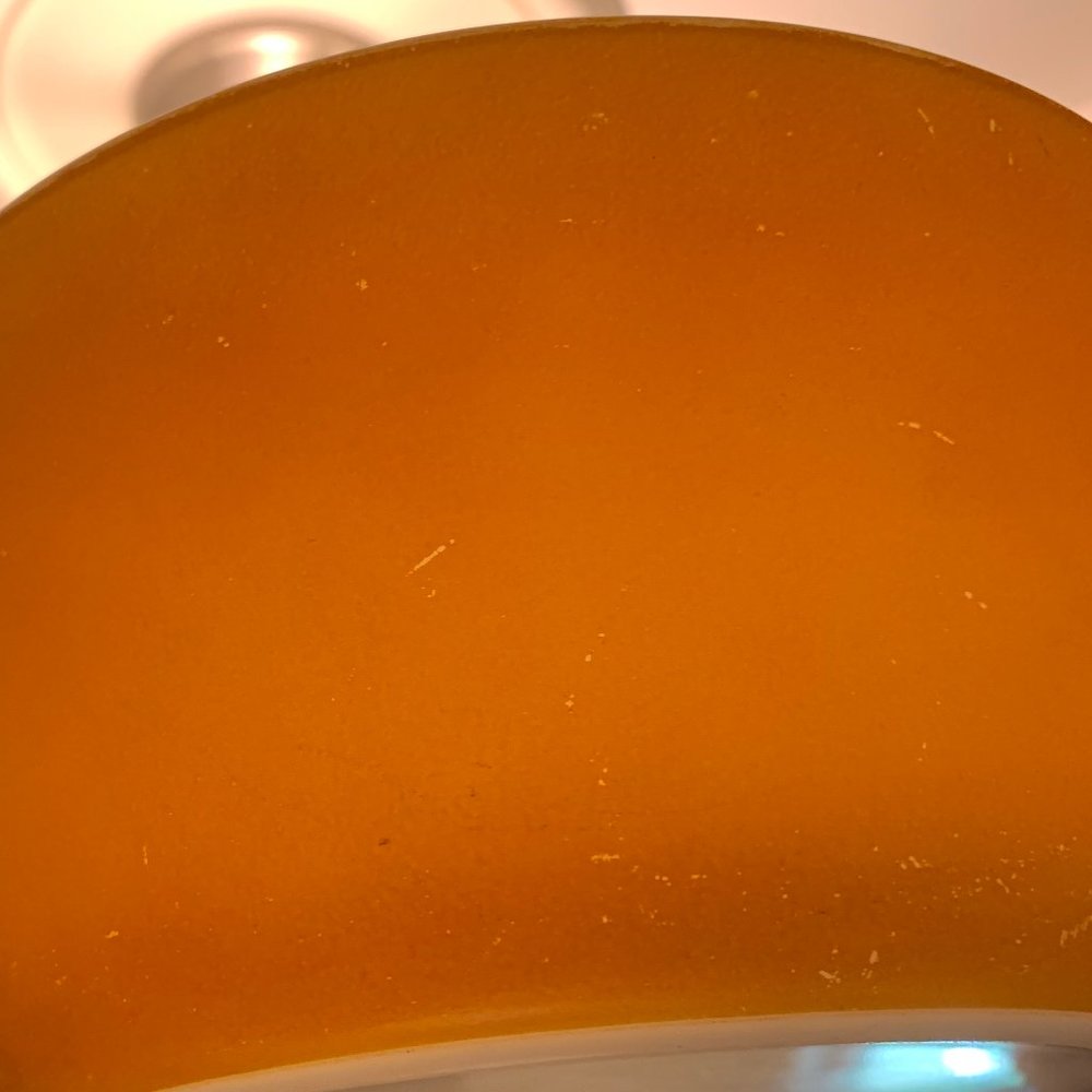 Vintage Pyrex Daisy Orange Casserole Bowl - 474-B - 1 1/2 Qt. - Picture 11 of 12